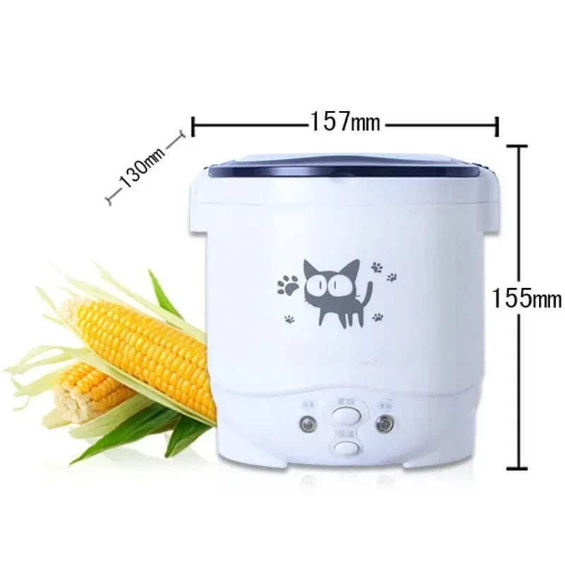 🔥 SoloCooker™ Portable Mini Rice Cooker 1L