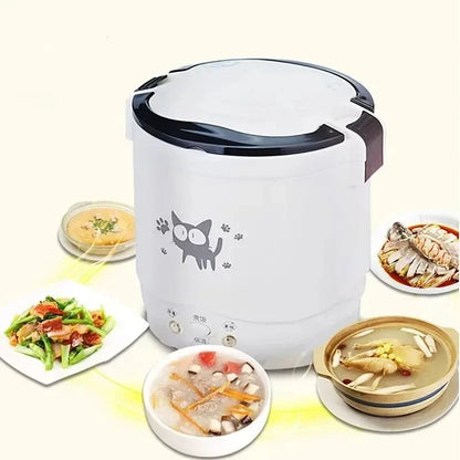 🔥 SoloCooker™ Portable Mini Rice Cooker 1L