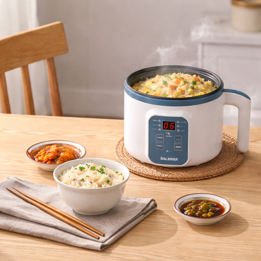 🔥 SoloCooker™ Mini Electric Rice Cooker 1.7L